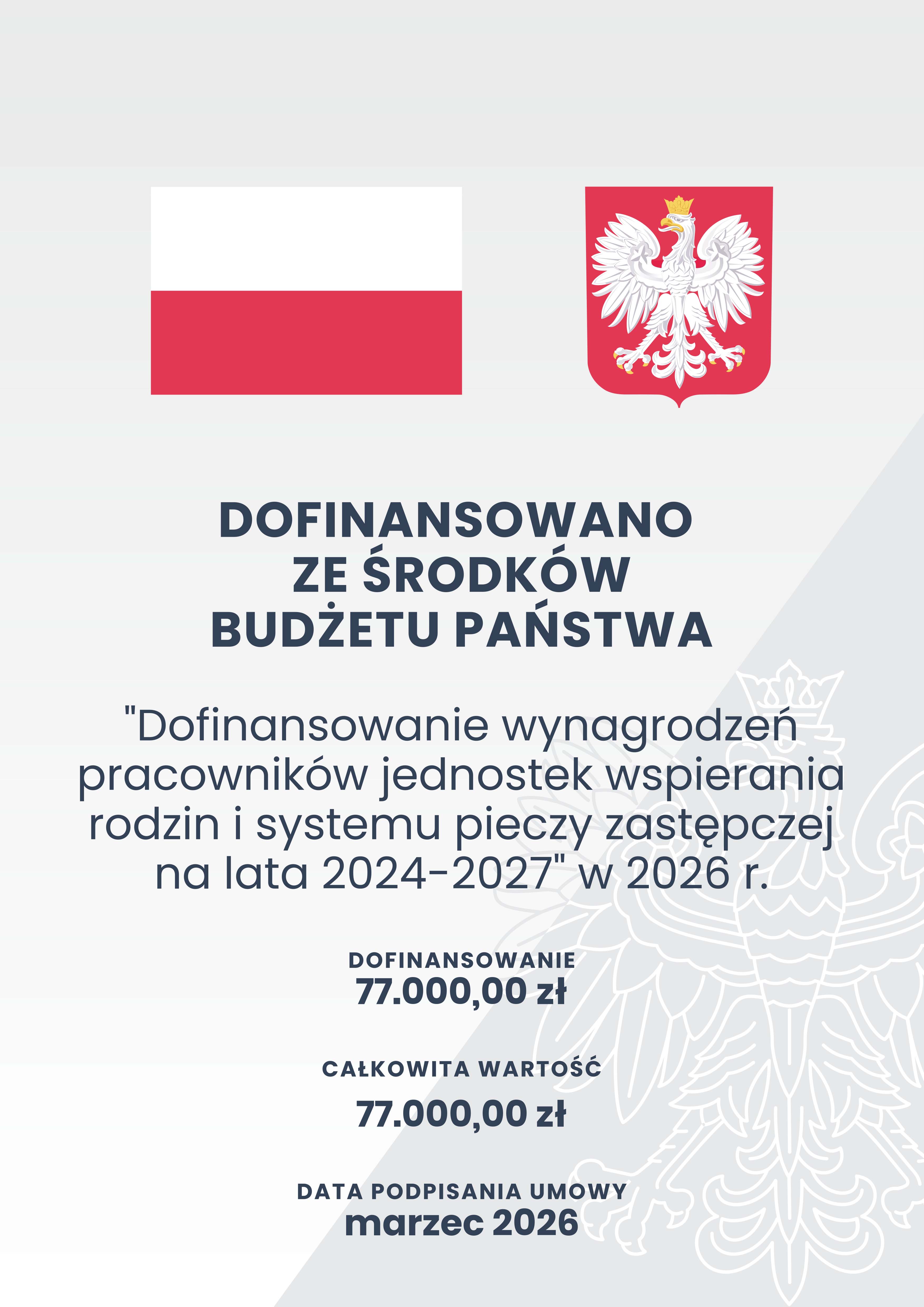 Ilustracja do informacji: Dofinansowanie wynagrodzeń pracowników jednostek wspierania rodzin i systemu pieczy zastępczej na lata 2024-2027" w 2026 r.